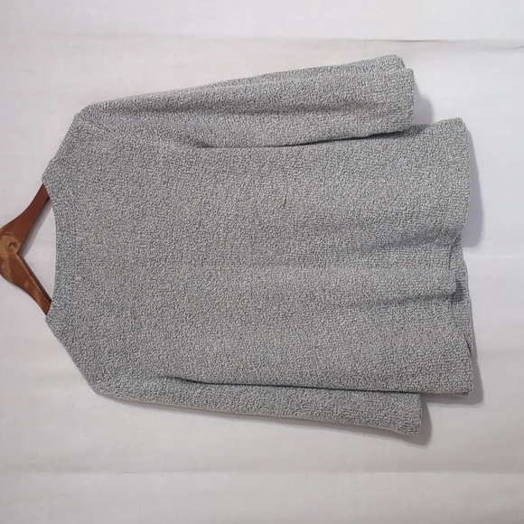 Carolyn Taylor Light Grey Acrylic Blend Button Cardigan Size Large - Picture 6 of 6